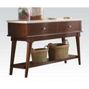 Acme Gasha Server in White/Walnut 72823 - Ace Furniture and Decor