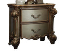 Acme Vendome Nightstand in Gold Patina 23003 - Ace Furniture and Decor