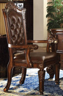 Acme Vendome Office Arm Chair in Cherry 92126 - Ace Furniture and Decor