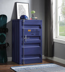 Cargo Blue Chest (Single Door) - Ace Furniture and Decor
