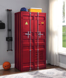 Cargo Red Wardrobe (Double Door) - Ace Furniture and Decor