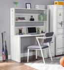 Cargo White Desk & Hutch - Ace Furniture and Decor