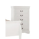 Louis Philippe White Chest - Ace Furniture and Decor