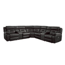 Amite 7pc Sectional Sofa in Dark Gray - Ace Furniture and Decor