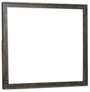 Holverson Mirror in Rustic Brown & Gunmetal 1715-6 - Ace Furniture and Decor