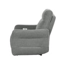 Edition Power Lay Flat Reclining Chair in Dove Grey 9804DV-1PWH - Ace Furniture and Decor