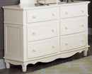 Clementine 6 Drawer Dresser in White B1799-5 - Ace Furniture and Decor