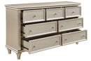 Celandine 7 Drawer Dresser in Silver 1928-5 - Ace Furniture and Decor