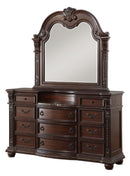 Cavalier Mirror in Dark Cherry 1757-6 - Ace Furniture and Decor