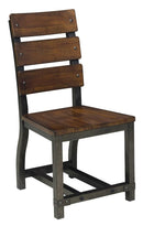 Holverson Side Chair in Rustic Brown (Set of 2) - Ace Furniture and Decor