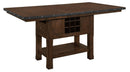 Schleiger Counter Height Dining Table in Dark Brown 5400-36XL* - Ace Furniture and Decor