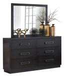 Larchmont Mirror in Charcoal 5424-6 - Ace Furniture and Decor