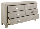 Quinby 6 Drawer Dresser in Light Brown 1525-5 - Ace Furniture and Decor