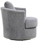 Morelia Swivel Chair in Dark Gray 9468DG-1 - Ace Furniture and Decor