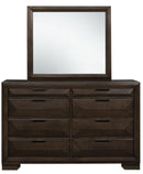 Chesky Mirror in Warm Espresso 1753-6 - Ace Furniture and Decor