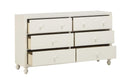 Wellsummer 6 Drawer Dresser in White 1803W-5 - Ace Furniture and Decor