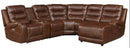 Putnam Corner Seat in Brown 9405BR-CR - Ace Furniture and Decor