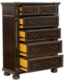 Catalonia 5 Drawer Chest in Cherry 1824-9 - Ace Furniture and Decor