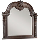 Cavalier Mirror in Dark Cherry 1757-6 - Ace Furniture and Decor
