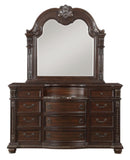 Cavalier Mirror in Dark Cherry 1757-6 - Ace Furniture and Decor