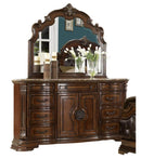 Antoinetta Mirror in Warm Cherry 1919-6 - Ace Furniture and Decor