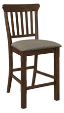 Schleiger Counter Height Chair in Dark Brown (Set of 2) - Ace Furniture and Decor