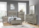Mandan Twin Panel Bed in Weathered Gray 1910GYT-1* - Ace Furniture and Decor