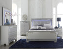 Allura Queen Panel Bed in Silver 1916-1* - Ace Furniture and Decor