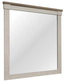 Arcadia Mirror in White & Weathered Gray 1677-6 - Ace Furniture and Decor