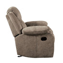 Bastrop Glider Reclining Chair in Brown 8230FBR-1 - Ace Furniture and Decor