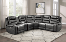 Putnam Console with Receptacles and USB Port in Gray 9405GY-CN - Ace Furniture and Decor