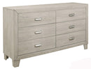 Quinby 6 Drawer Dresser in Light Brown 1525-5 - Ace Furniture and Decor