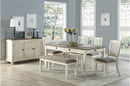 Granby Bench in Antique White 5627NW-13 - Ace Furniture and Decor