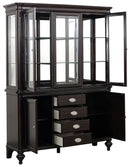 Marston Buffet with Hutch in Dark Cherry 2615DC-50-55 - Ace Furniture and Decor