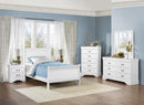 Mayville 5 Drawer Chest in White 2147W-9 - Ace Furniture and Decor