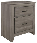 Waldorf 2 Drawer Nightstand in Dark Gray 1902-4 - Ace Furniture and Decor