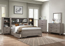 Woodrow Queen Platform Bed in Gray 2042NB-1* - Ace Furniture and Decor