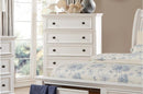Laurelin 5 Drawer Chest in White 1714W-9 - Ace Furniture and Decor