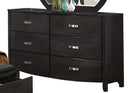 Lyric 6 Drawer Dresser in Brownish Gray 1737NGY-5