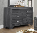 Beechnut 6 Drawer Dresser in Gray 1904GY-5 - Ace Furniture and Decor