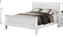 Mayville Queen Sleigh Bed in White 2147W-1 - Ace Furniture and Decor