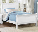 Mayville Full Sleigh Bed in White 2147FW-1 - Ace Furniture and Decor