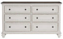Baylesford Dresser in Two Tone 1624W-5 - Ace Furniture and Decor