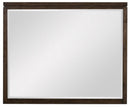 Griggs Mirror in Dark Brown 1669-6 - Ace Furniture and Decor