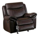 Mahala Glider Recliner Chair in Brown 8200BRW-1 - Ace Furniture and Decor