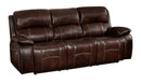 Mahala Double Reclining Sofa in Brown 8200BRW-3PW - Ace Furniture and Decor