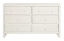 Wellsummer 6 Drawer Dresser in White 1803W-5 - Ace Furniture and Decor