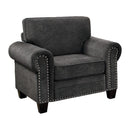 Cornelia Chair in Dark Gray 8216DG-1 - Ace Furniture and Decor