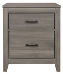 Waldorf 2 Drawer Nightstand in Dark Gray 1902-4 - Ace Furniture and Decor