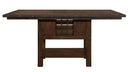 Schleiger Counter Height Dining Table in Dark Brown 5400-36XL* - Ace Furniture and Decor